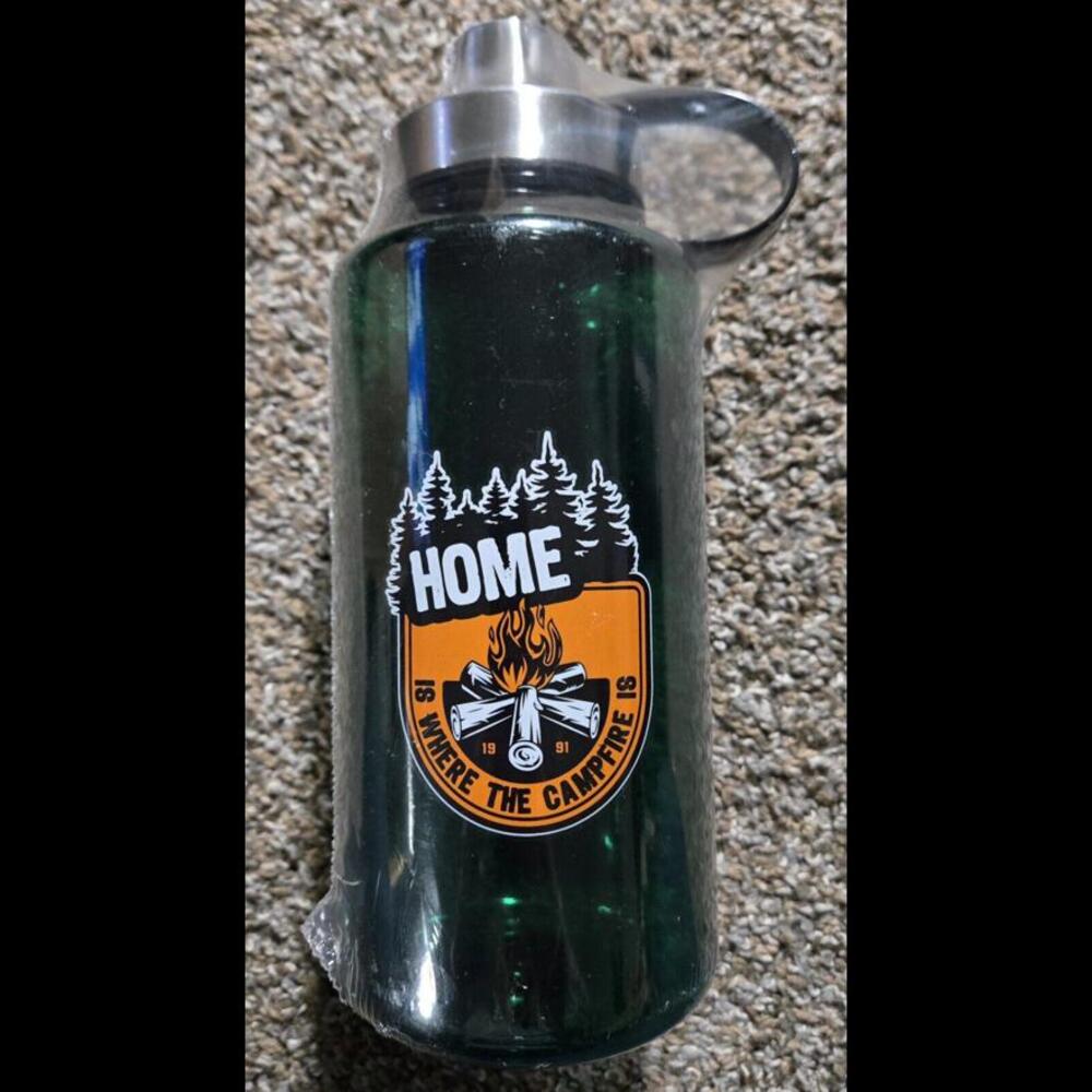 Brand New Sealed Ozark Trail "Home Is Where The Campfire Is" 32oz Water Bottle